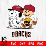 Arizona Diamondbacks Peanuts Sport walk Svg Eps Dxf Png File, MLB File Cut,Digital Download,Instant Download,MLB Svg Files
