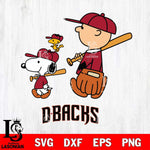 Arizona Diamondbacks Peanuts Top Sport Svg Eps Dxf Png File, MLB File Cut,Digital Download,Instant Download,MLB Svg Files