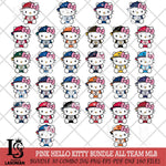 Pink Hello Kitty Baby MLB Svg Eps Dxf Png File,MLB File Cut,Digital Download,Instant Download,Svg Files