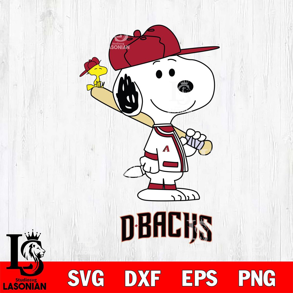 Arizona Diamondbacks Snoopy sport – lasoniansvg