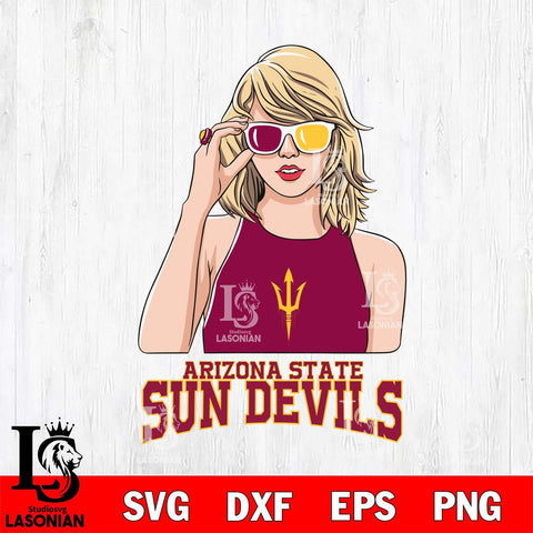 Arizona State Sun Devils And Taylor Swift Fan Svg Eps Dxf Png File, Digital Download, Instant Download