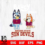 Arizona State Sun Devils Bluey & Bingo 4 Svg Eps Dxf Png File, NCAA svg, Digital Download, Instant Download