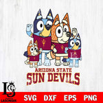 Arizona State Sun Devils Bluey & Bingo 7 Svg Eps Dxf Png File, NCAA svg, Digital Download, Instant Download
