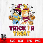 Arizona State Sun Devils Bluey Trick or Treat Halloween 2 Svg Eps Dxf Png File, Digital Download, Instant Download