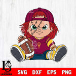 Arizona State Sun Devils Chucky Horror 11 Svg Eps Dxf Png File, NCAA svg, Digital Download, Instant Download