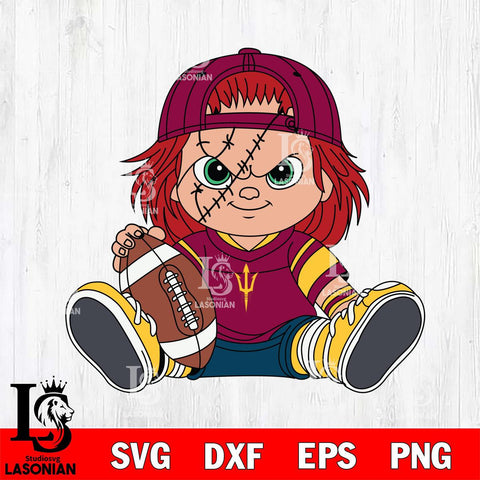 Arizona State Sun Devils Chucky Horror 11 Svg Eps Dxf Png File, NCAA svg, Digital Download, Instant Download