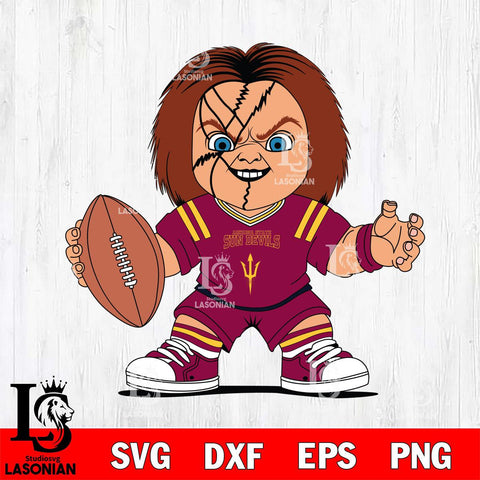 Arizona State Sun Devils Chucky Horror 2 Svg Eps Dxf Png File, NCAA svg, Digital Download, Instant Download