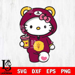 Arizona State Sun Devils Cute Hello Kitty Svg Eps Dxf Png File, Digital Download, Instant Download