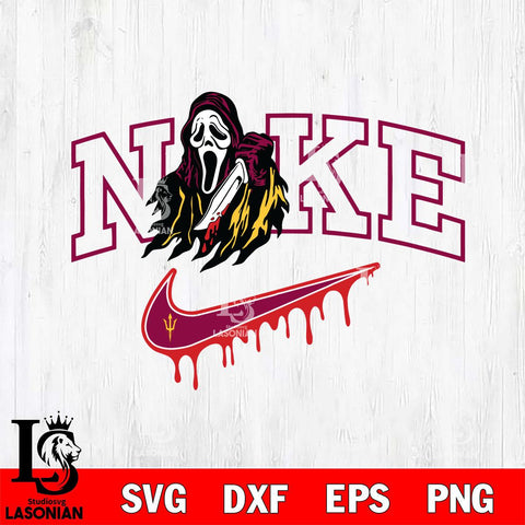 Arizona State Sun Devils Ghostface Nike Svg Eps Dxf Png File, Digital Download, Instant Download