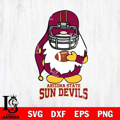 Arizona State Sun Devils Gnomes Christmas Svg Eps Dxf Png File, Digital Download, Instant Download