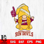 Arizona State Sun Devils Gnomes Fan Svg Eps Dxf Png File, Digital Download, Instant Download