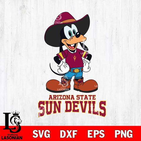Arizona State Sun Devils Goofy Cowboy Sport SVG DXF EPS PNG FILE,NCAA svg ,Football Digital Download,Instant Download, Silhouette