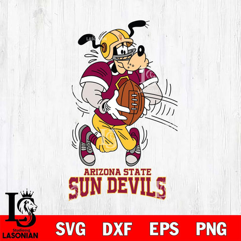 Arizona State Sun Devils Goofy Sport Football SVG DXF EPS PNG FILE,NCAA svg ,Football Digital Download,Instant Download, Silhouette