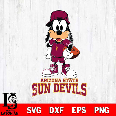Arizona State Sun Devils Goofy rugby SVG DXF EPS PNG FILE,NCAA svg ,Football Digital Download,Instant Download, Silhouette
