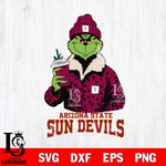 Arizona State Sun Devils Grinch Christmas Cut Files Cricut, Svg Dxf Eps Png file, Digital download , Silhouette