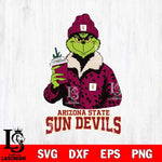 Arizona State Sun Devils Grinch Leopard Svg Eps Dxf Png File, Digital Download, Instant Download