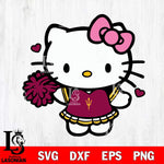 Arizona State Sun Devils Hello Kitty Cheerleader 6 Svg Eps Dxf Png File, Digital Download, Instant Download