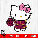 Arizona State Sun Devils Hello Kitty Cheerleader 8 Svg Eps Dxf Png File, Digital Download, Instant Download