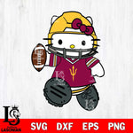 Arizona State Sun Devils Hello Kitty sport Svg Eps Dxf Png File, NCAA svg, Digital Download, Instant Download