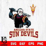 Arizona State Sun Devils Jason Voorhees 5 Svg Eps Dxf Png File, Digital Download