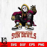 Arizona State Sun Devils Jason Voorhees Halloween SVG Svg Eps Dxf Png File, Digital Download, Instant Download