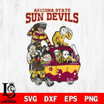 Arizona State Sun Devils Jason Voorhees Horror 10 Svg Eps Dxf Png File, NCAA svg, Digital Download, Instant Download