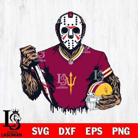 Arizona State Sun Devils Jason Voorhees Horror 5 Svg Eps Dxf Png File, NCAA svg, Digital Download, Instant Download