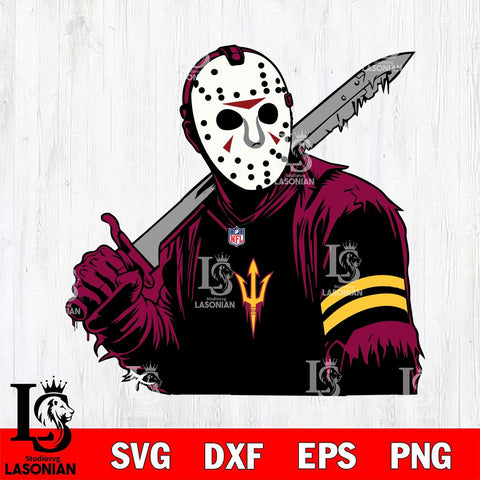 Arizona State Sun Devils Jason Voorhees Horror 7 Svg Eps Dxf Png File, NCAA svg, Digital Download, Instant Download