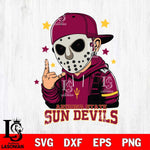 Arizona State Sun Devils Jason Voorhees Horror 9 Svg Eps Dxf Png File, NCAA svg, Digital Download, Instant Download