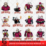 Arizona State Sun Devils Jason Voorhees NCAA Bundle 12 SVG Svg Eps Dxf Png File, Digital Download