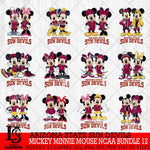 Arizona State Sun Devils Mickey Minnie Mouse NCAA Bundle 12 Svg Eps Dxf Png File, Bundle NCAA svg , File Cut , Digital Download , Instant Download, Cut Svg Files