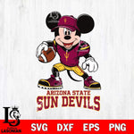 Arizona State Sun Devils Mikey Mouse Disney, Svg Eps Dxf Png File, Digital Download