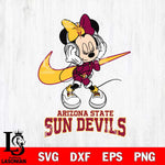 Arizona State Sun Devils Minnie Mouse Dancing NIKE, Svg Eps Dxf Png File, Digital Download