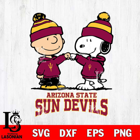Arizona State Sun Devils Snoopy Sport 9 Svg Eps Dxf Png File, Digital Download