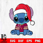 Arizona State Sun Devils Stitch Merry Christmas Svg Eps Dxf Png File, Digital Download, Instant Download