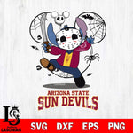 Arizona State Sun Devils Stitch jason voorhees Halloween Svg Eps Dxf Png File, Digital Download, Instant Download