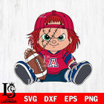 Arizona Wildcats Chucky Horror 11 Svg Eps Dxf Png File, NCAA svg, Digital Download, Instant Download