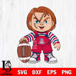 Arizona Wildcats Chucky Horror 7 Svg Eps Dxf Png File, NCAA svg, Digital Download, Instant Download
