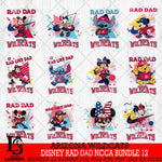 Arizona Wildcats Disney Rad Dad NCAA Bundle 12 SVG DXF EPS PNG FILE, BUNDLE NCAA Disney Father day File Cut,Digital Download,Instant Download,Disney Svg Files