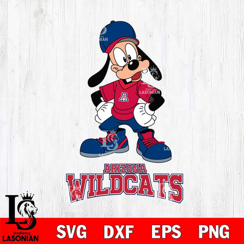 Arizona Wildcats Goofy Sport SVG DXF EPS PNG FILE,NCAA svg ,Football Digital Download,Instant Download, Silhouette