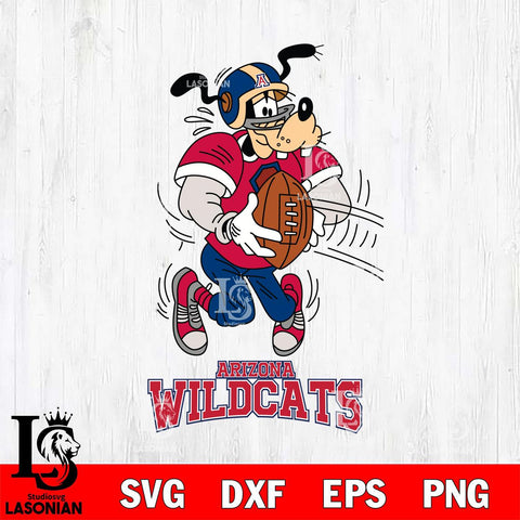 Arizona Wildcats Goofy Sport Football SVG DXF EPS PNG FILE,NCAA svg ,Football Digital Download,Instant Download, Silhouette