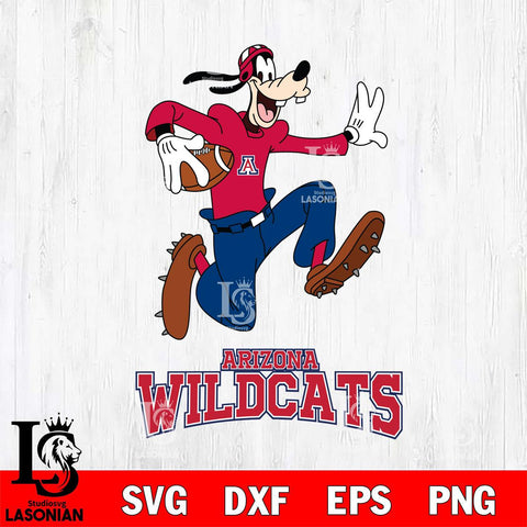Arizona Wildcats Goofy rugby Sport SVG DXF EPS PNG FILE,NCAA svg ,Football Digital Download,Instant Download, Silhouette
