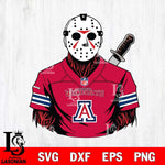 Arizona Wildcats Jason Voorhees Horror 4 Svg Eps Dxf Png File, NCAA svg, Digital Download, Instant Download