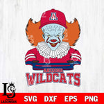 Arizona Wildcats Pennywise Horror Sport 2 Svg Eps Dxf Png File, Digital Download