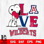 Arizona Wildcats Snoopy Sport 10 Svg Eps Dxf Png File, Digital Download