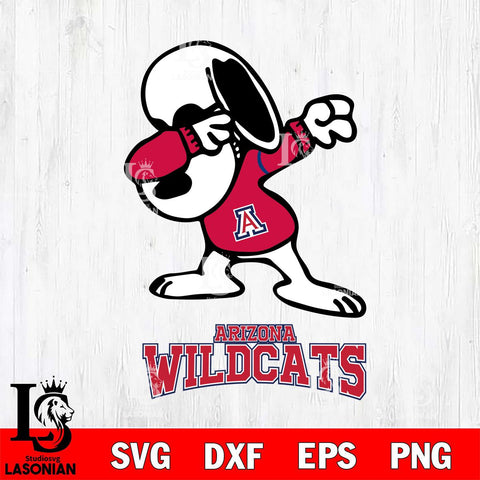 Arizona Wildcats Snoopy Sport 3 Svg Eps Dxf Png File, Digital Download
