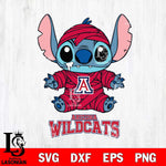 Arizona Wildcats Stitch Mummy Svg Eps Dxf Png File, NCAA svg, Digital Download, Instant Download