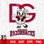 Arkansas Razorbacks Dolce And Gabbana Daisy Duck Disney Svg Eps Dxf Png File, Digital Download, Instant Download