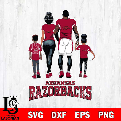 Arkansas Razorbacks Family Love Rugby SVG DXF EPS PNG FILE,NCAA SVG, Father day Digital Download,Instant Download, Silhouette