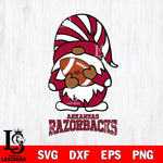 Arkansas Razorbacks Gnomes Football Svg Eps Dxf Png File, Digital Download, Instant Download